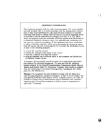 Preview for 2 page of Tandy TRP-100 Operation Manual