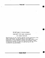 Preview for 2 page of Tandy TRS-80 Model 16 Service Manual