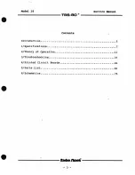 Preview for 3 page of Tandy TRS-80 Model 16 Service Manual