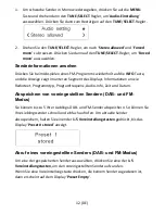 Preview for 45 page of Tangent ALIO Junior Dab+ User Manual