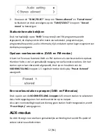 Preview for 62 page of Tangent ALIO Junior Dab+ User Manual