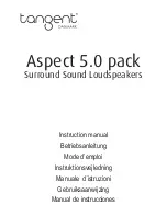 Preview for 1 page of Tangent Aspect 5.0 pack Instruction Manual