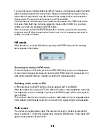 Preview for 14 page of Tangent CINQUE CD-DAB RADIO Manual