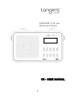 Предварительный просмотр 3 страницы Tangent Dab2go BT User Manual