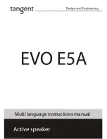 Preview for 1 page of Tangent EVO E5A Manual