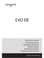 Предварительный просмотр 1 страницы Tangent EVO E8 Instruction Manual