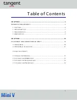 Preview for 5 page of Tangent Mini V User Manual