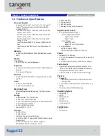 Preview for 9 page of Tangent Rugged E3 User Manual