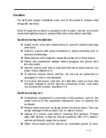 Preview for 3 page of Tangent VITA 7500S User Manual