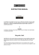 Tangerine TMX-3200 PRO Instruction Manual preview