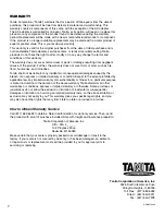 Предварительный просмотр 8 страницы Tanita 3500 Operator'S Manual