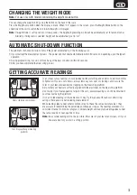 Предварительный просмотр 5 страницы Tanita BC-313 Instruction Manual