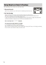 Предварительный просмотр 14 страницы Tanita BC-401 Instruction Manual