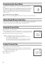 Preview for 16 page of Tanita BC-402 Instruction Manual