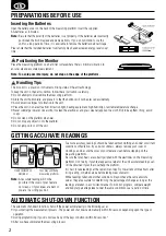 Предварительный просмотр 4 страницы Tanita BC-541N Instruction Manual