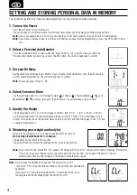 Предварительный просмотр 6 страницы Tanita BC-541N Instruction Manual