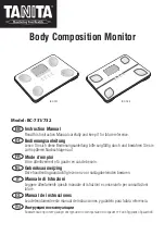 Tanita BC-732 Instruction Manual preview