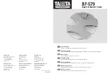 Tanita BF-579 Instruction Manual предпросмотр