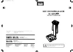 Preview for 1 page of Tanita Body Composition Analyzer BC-418MA Instruction Manual