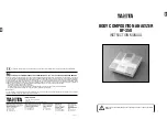 Tanita Body Composition Analyzer BF-350 Instruction Manual preview