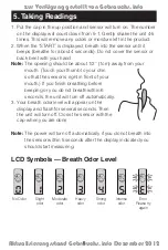 Предварительный просмотр 6 страницы Tanita Breath Checker Instruction Manual