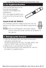 Предварительный просмотр 11 страницы Tanita Breath Checker Instruction Manual