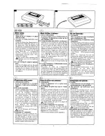 Preview for 7 page of Tanita BWB-800 Operating Instructions Manual