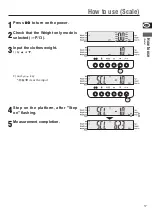 Preview for 17 page of Tanita DC-240MA Instruction Manual