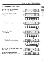 Preview for 19 page of Tanita DC-240MA Instruction Manual