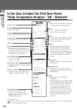 Предварительный просмотр 28 страницы Tanita DC-360 Instruction Manual