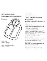 Preview for 3 page of Tanita HA 502 Operating Instructions Manual