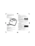 Preview for 2 page of Tanita HD-327 Operating Instructions Manual