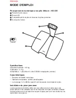 Preview for 10 page of Tanita HD-335 Operating Instructions Manual