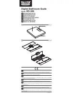 Предварительный просмотр 1 страницы Tanita HD-366 Instructions For Use Manual