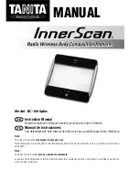 Tanita InnerScan BC-1000plus Instruction Manual preview