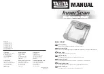 Tanita InnerScan BC-551 Manual preview