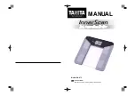 Tanita InnerScan UM-075 Manual preview