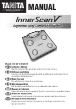 Предварительный просмотр 1 страницы Tanita InnerScan V BC-601 Manual