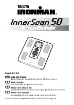 Tanita Ironman InnerScan 50 Instruction Manual preview