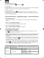 Preview for 6 page of Tanita KD-320 Instruction Manual