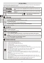 Preview for 2 page of Tanita KW-301 Instruction Manual