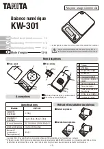 Preview for 13 page of Tanita KW-301 Instruction Manual