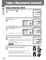 Preview for 18 page of Tanita MC-780MA Instruction Manual