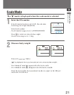 Preview for 21 page of Tanita MC-780MA Instruction Manual