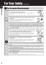 Preview for 6 page of Tanita MC-980MA-N PLUS Instruction Manual