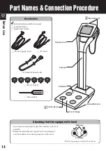 Preview for 14 page of Tanita MC-980MA-N PLUS Instruction Manual