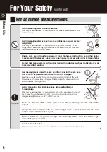 Preview for 6 page of Tanita MC-980MA plus Instruction Manual