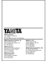 Предварительный просмотр 68 страницы Tanita PD-724 Instruction Manual