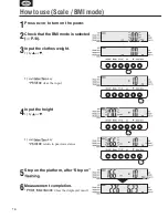 Preview for 16 page of Tanita SC-240 Instruction Manual