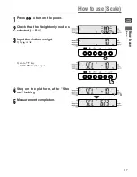 Preview for 17 page of Tanita SC-240MA Instruction Manual